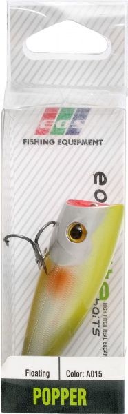 Воблер LFG POPPER L064 НС0000585 яркий