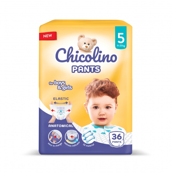 Подгузники-трусики Chicolino 5 11-25 кг 36 шт.