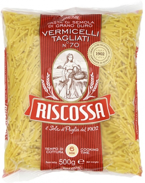 Макарони Riscossa Vermicelli Tagliati 0,5 кг 