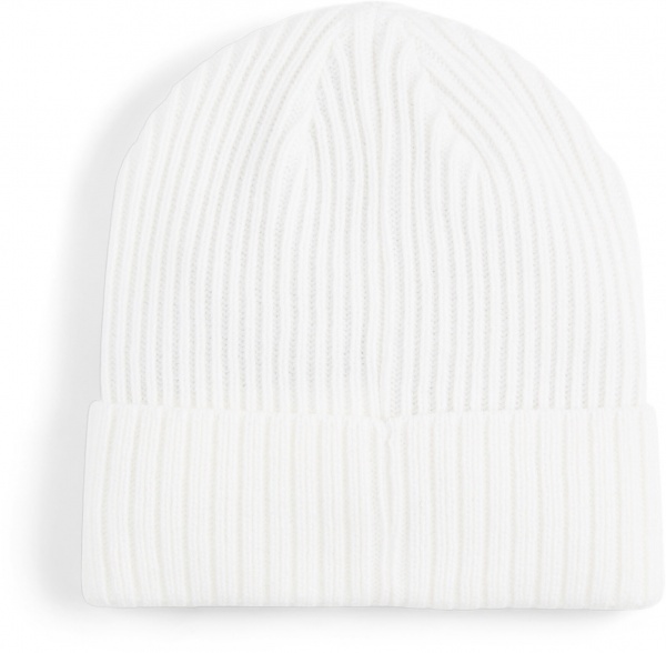 Шапка Puma RIBBED CLASSIC CUFF BEANIE 02403806 р.one size белый