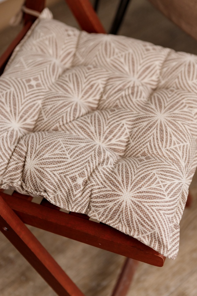 Подушка на стул 40х40 Корица Прованс