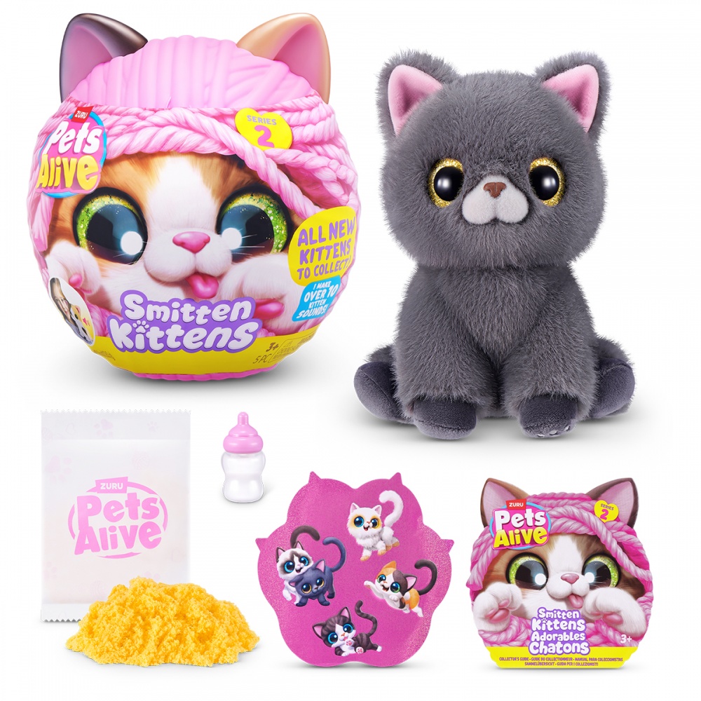Інтерактивний ігровий набір Pets & Robo Alive S2 Грайливі кошенята 9568