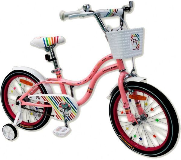 Велосипед детский Like2bike Fly розовый 201802