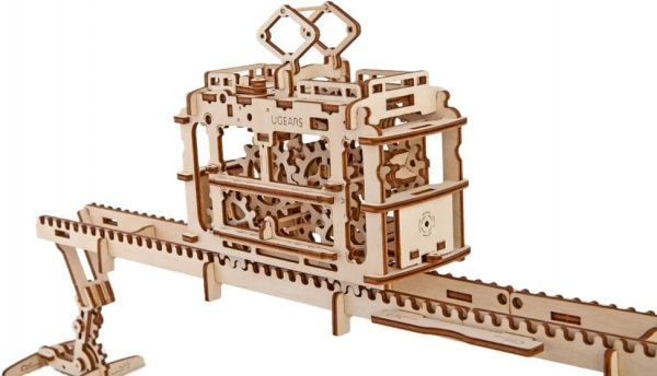 Конструктор Ukrainian Gears Трамвай с рельсами 70008