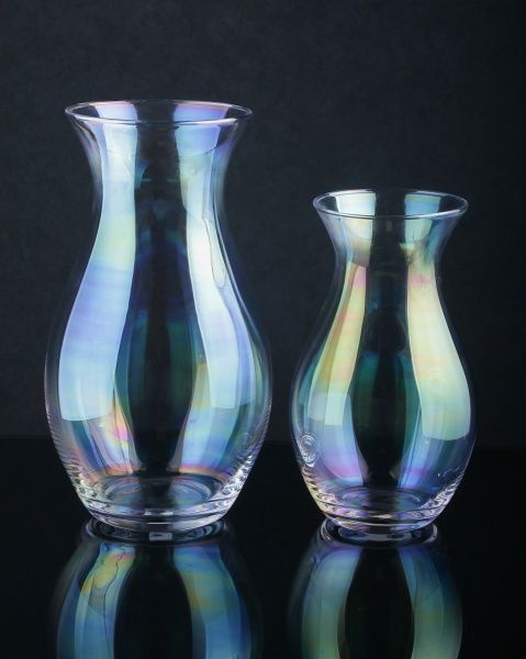 Ваза Ластер перлинова 14х24 см Luna