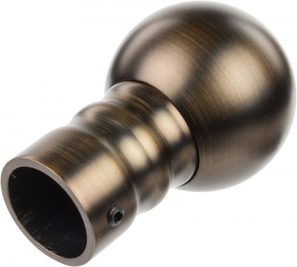 Наконечник Kugel Gardinia Windsor набірний d25 мм бронзовий 