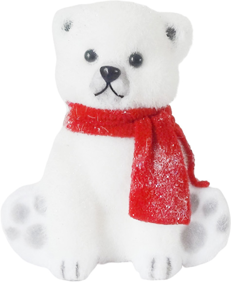 Декоративная фигура Медвежонок в шарфике JM5810 21 см 