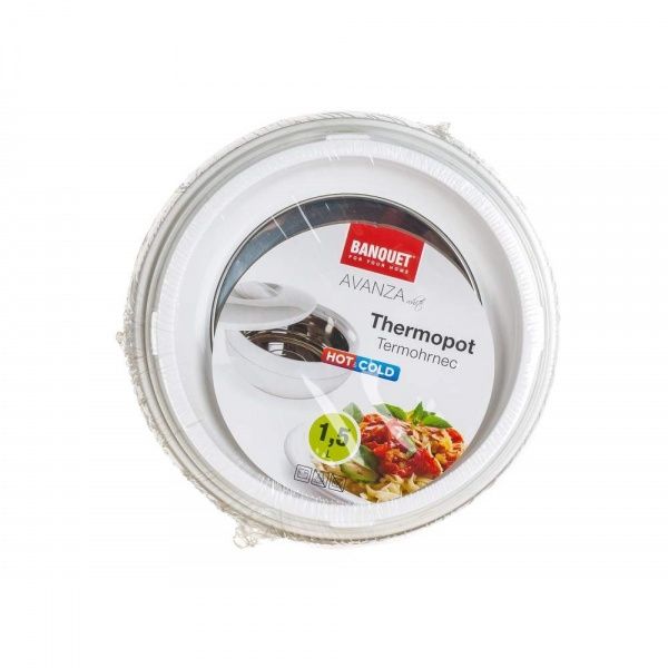 Термос для еды 1,5 л белый Avanza Banquet