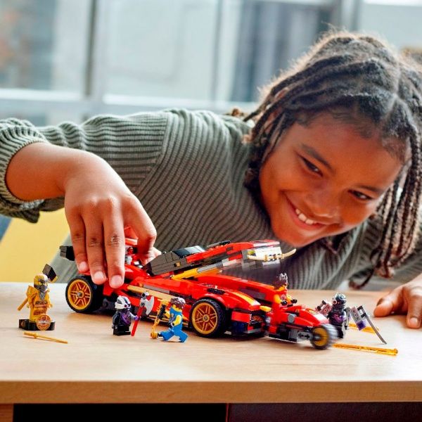 Конструктор LEGO Ninjago Переслідувач ніндзя X-1 71737