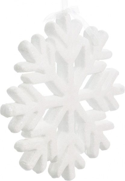 Декорация новогодняя Снежинка 25 см SDK3991W 