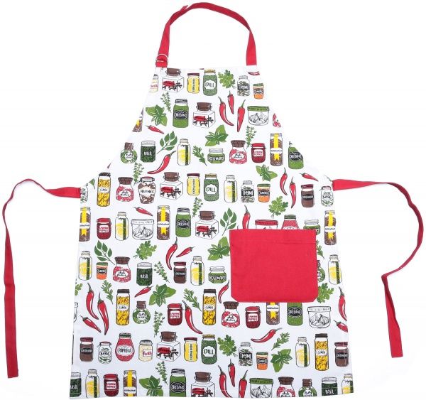 Фартук кухонный Специи красный Homeline