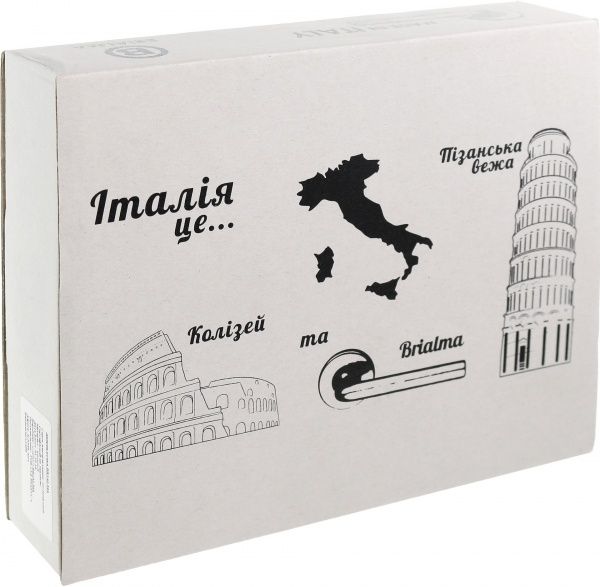 Ручка на розетке Brialma Caracas F1 алюминий