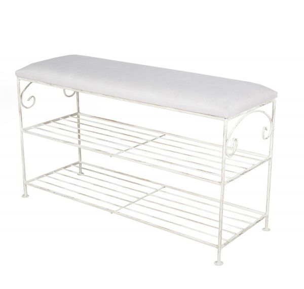 Пуф Метал Арт Максі молочний 