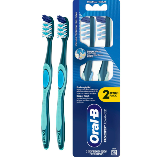 Зубная щетка Oral-B ProExpert Complete 7 1+1 средней жесткости 2 шт.