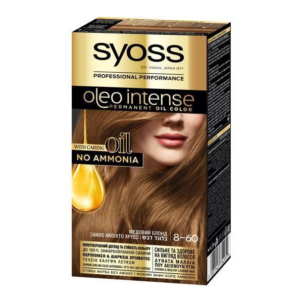 Краска Syoss Oleo Intense 8-60 медовый блонд 115 мл