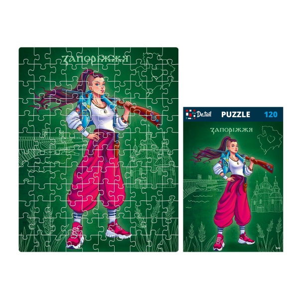 Пазлы картонные De.tail Запорожье DT100-18