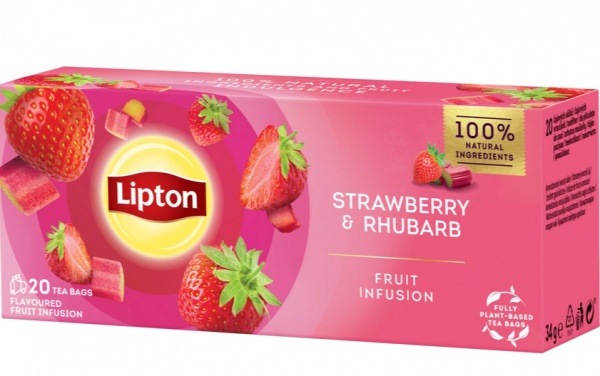 Чай ягодный Lipton Strawberry & Rhubarb 25 шт. 51 г 