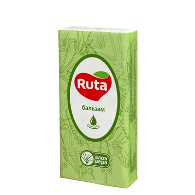 Платки носовые Ruta Алое Вера 10х10 шт