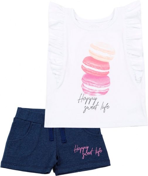 Комплект дитячого одягу Фламінго р.98 білий із синім 907-416 