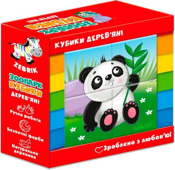 Кубики Vladi Toys Зоопарк ZB1001-02