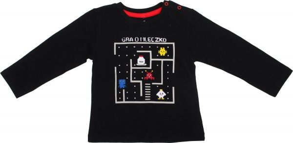 Футболка для девочек 5.10.15. 5H3901 р.74 черный 