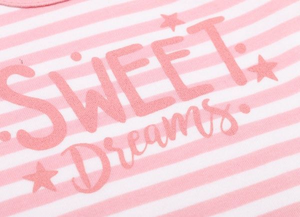 Боди Colibrі с длинным рукавом в полоску sweet dreams р.68 бежевый/розовый CLG002 