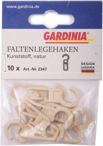 Гачки Gardinia набірний натуральний 