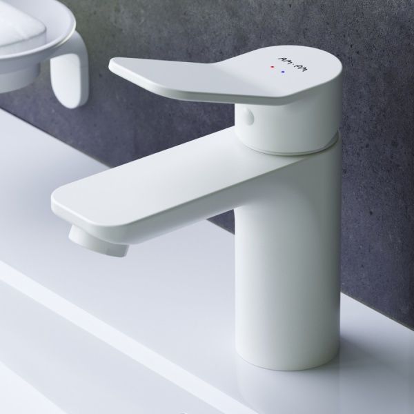 Смеситель для умывальника AM.PM белый X-Joy F85A02133