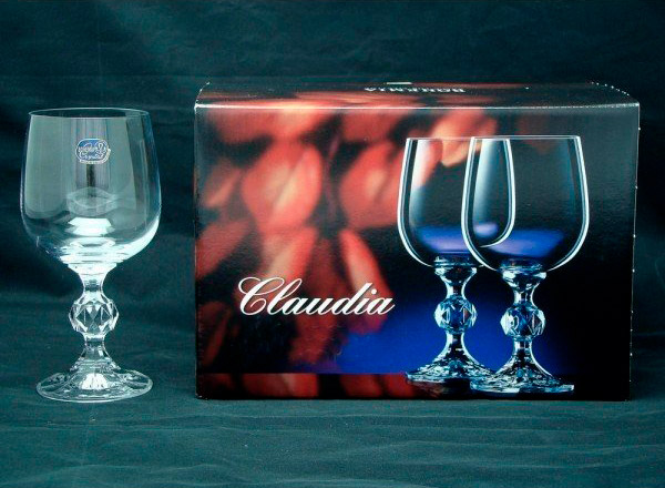 Набор бокалов для вина Bohemia Claudia 190 мл 6 шт (40149/190)