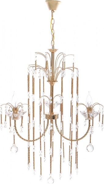 Люстра подвесная САНЛАЙТ НСБ 01-3х40-087 К0254/3 3xE27 золотой 45119 