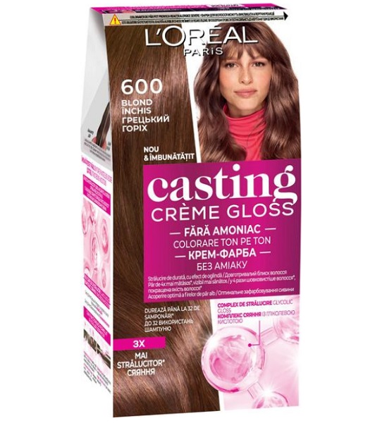 Крем-фарба для волосся L'Oreal Paris CASTING Creme Gloss №600 темно русявий 160 мл