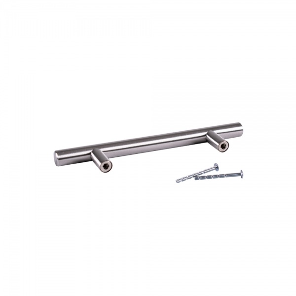 Меблева ручка рейлінгова DC DR 11/128 SS моноліт 128 мм сталь