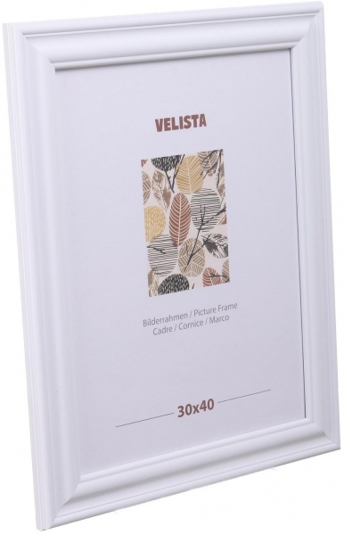 Рамка Веліста 47B-015-3v 1 фото 30х40 см белый 