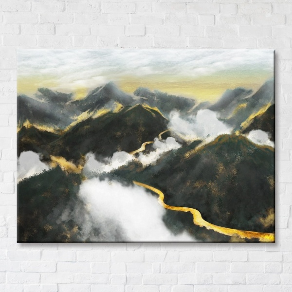 Постер Гірське золото 75x100 см Brushme FNK0116603 