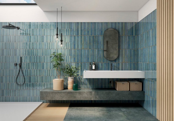 Плитка LA PLATERA Брік Раку Туркеса 35x35 