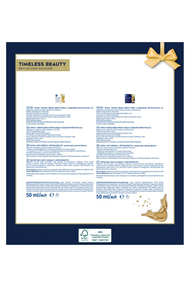 Подарунковий набір для жінок NIVEA TIMELESS BEAUTY