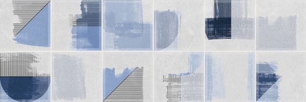 Плитка Allore Group Tokio MATRIX light grey W\DEC M NR Mat 20x60 2 сорт 