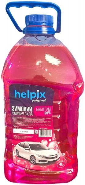 Омыватель стекла Helpix бабл-гам зима -20°С 4л 
