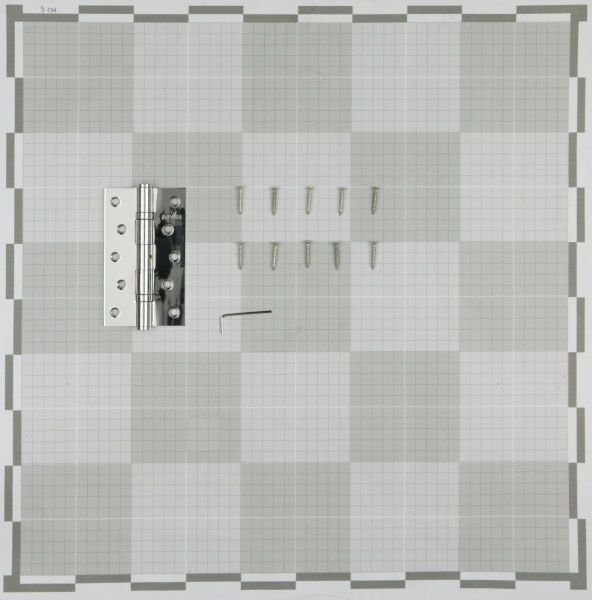 Петля универсальная MVM HE-120 CP 125x75x3 мм полированный хром