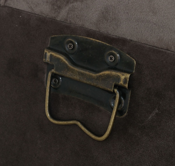 Скриня-пуф Велюр мокко 57х30х29 см 