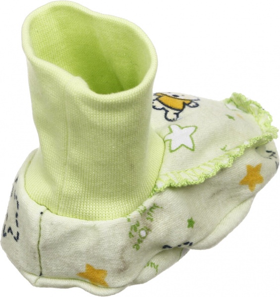 Пинетки детские Маленькие люди салатовые 56 р 40 см салатовый 
