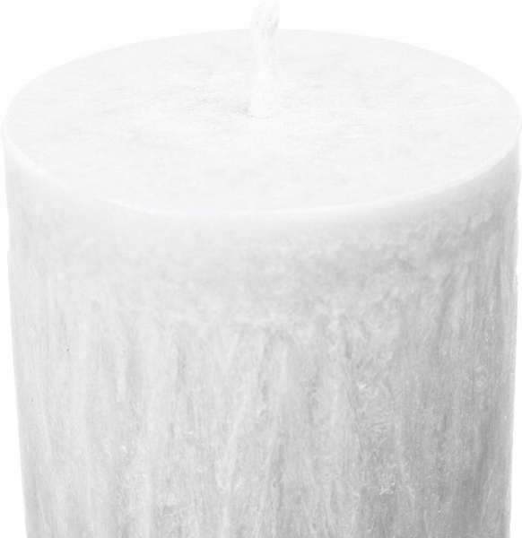 Свеча Цилиндр пальмовая белая 6х26 см ТМ FAYNE