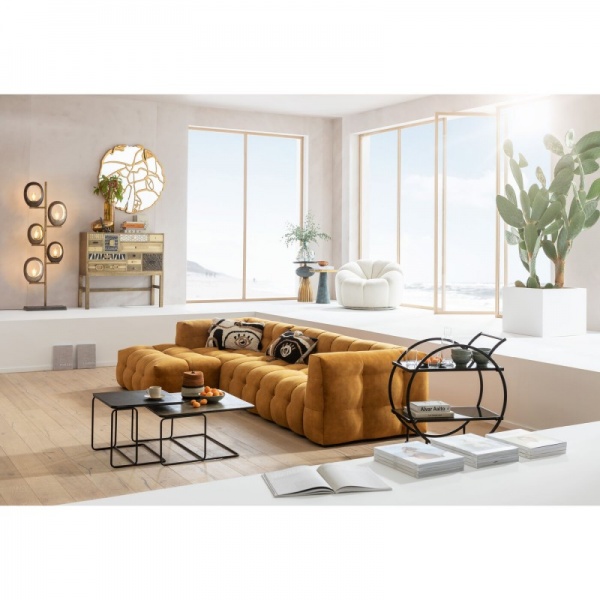 Дзеркало настінне KARE Design Pieces золоте 100 см 