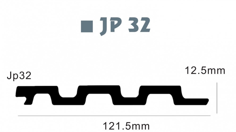 Реечная панель 3D 119х12х2900 мм (JP32-2608)