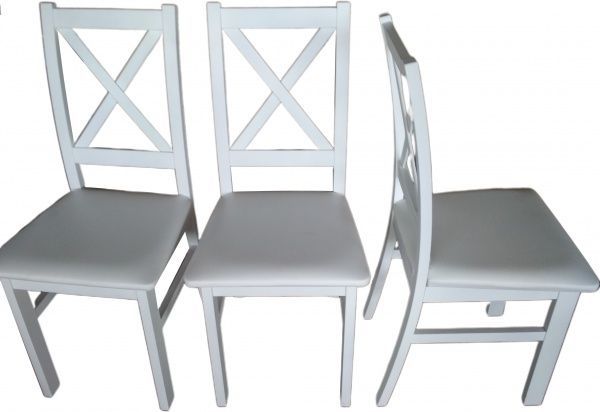 Стул обеденный СК белый/белый