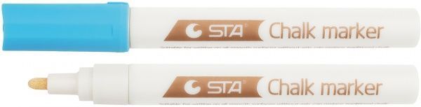 Маркер меловой STA 1010 2 мм STA1010-F03 синий 