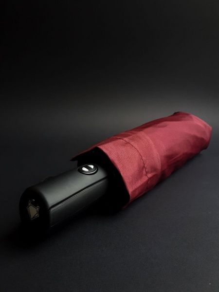 Зонт KRAGO с двойным куполом бордовый 