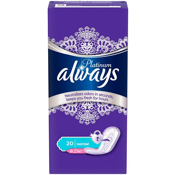 Щоденні прокладки Allways Platinum Collection Deo Normal Single 20 шт