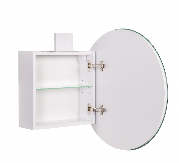 Зеркальный шкаф Aqua Rodos Барселона белая 70 