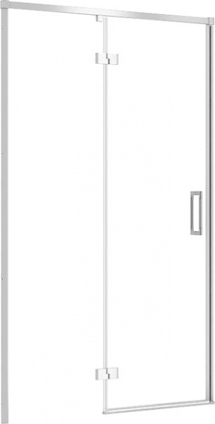 Душевые двери Cersanit распашные Larga 120х195 левосторонние профиль хром 
